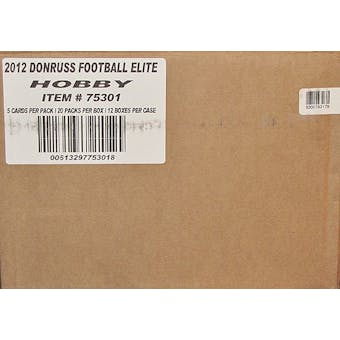 2012 Panini Elite Football Hobby 12-Box Case