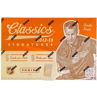 2012/13 Panini Classics Signatures Hockey Hobby Box