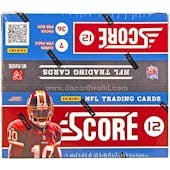 2012 Score Football 36-Pack Box (Reed Buy)