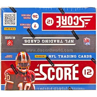 2012 Score Football 36-Pack Box (Reed Buy)
