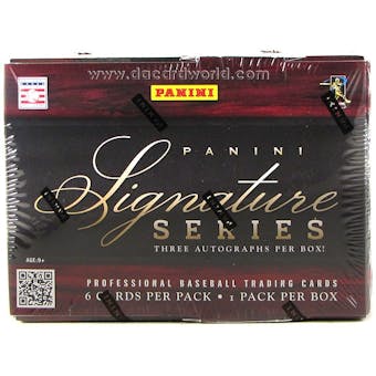 2012 Panini Signature Series Baseball Hobby Box