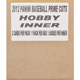2012 Panini Prime Cuts Baseball Hobby 5-Box Case