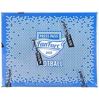 2012 Press Pass Fanfare Football Hobby Box