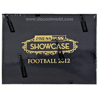 2012 Press Pass Showcase Football Hobby Box - WILSON & LUCK ROOKIES!