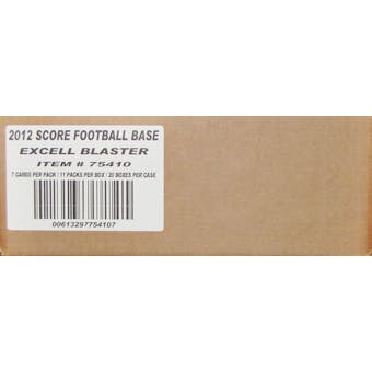 2012 Score Football 11-Pack 20-Box Case - WILSON & LUCK ROOKIES!
