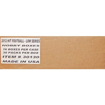 2012 Sage Hit Low Series Football Hobby 16-Box Case