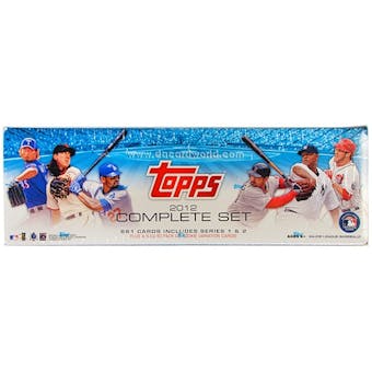 2012 Topps Baseball Factory Set Retail (Box)
