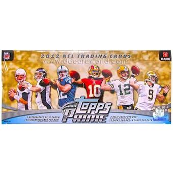 2012 Topps Prime Football Hobby Box