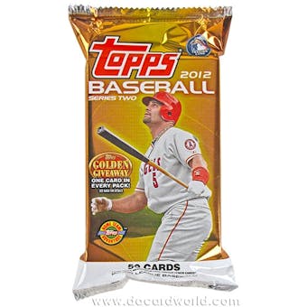 2012 Topps Series 2 Baseball Jumbo Pack