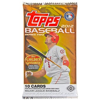 2012 Topps Series 2 Baseball Hobby Pack