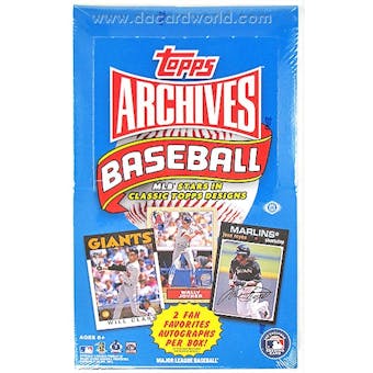 2012 Topps Archives Baseball Hobby Box