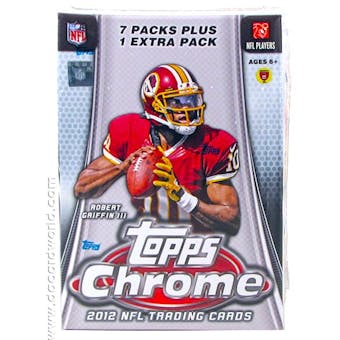 2012 Topps Chrome Football 8-Pack Box