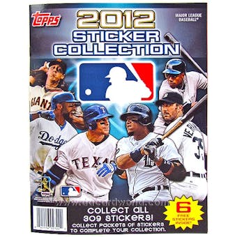 2012 Topps Baseball Hobby Sticker Album