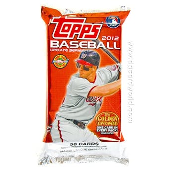 2012 Topps Update Series Baseball Jumbo Pack