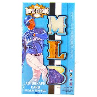 2012 Topps Triple Threads Baseball Hobby Mini Box (Pack)