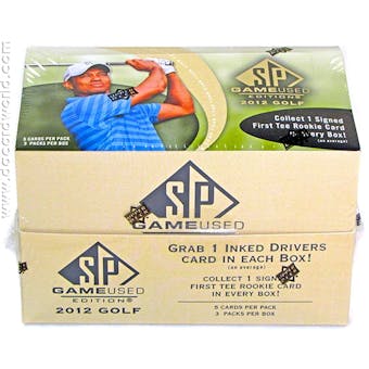 2012 Upper Deck SP Game Used Golf Hobby Box