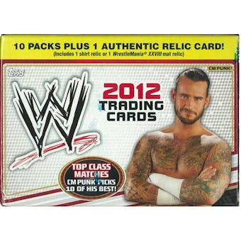 2012 Topps WWE Wrestling 10-Pack Box