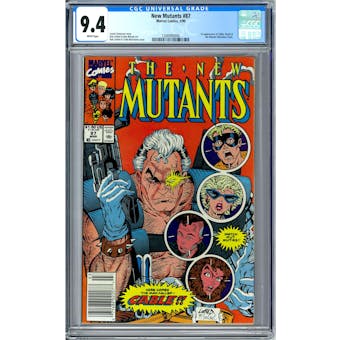 New Mutants #87 CGC 9.4 (W) *1300990006*