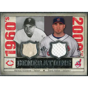 2008 Upper Deck SP Legendary Cuts Generations Dual Memorabilia #KH Harmon Killebrew Travis Hafner