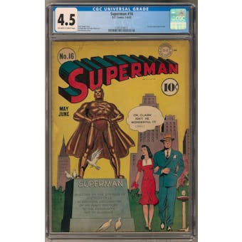 Superman #16 CGC 4.5 (OW-W) *1301314015*