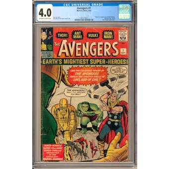 Avengers #1 CGC 4.0 (OW-W) *1301315011*