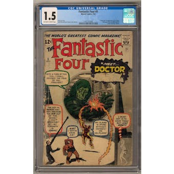 Fantastic Four #5 CGC 1.5 (OW-W) *1301357008*