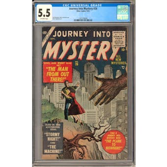 Journey Into Mystery #26 CGC 5.5 (OW) *1301359006*