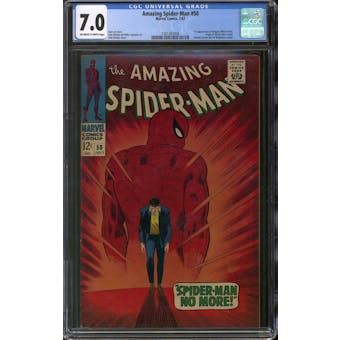 Amazing Spider-Man #50 CGC 7.0 (OW-W) *1301362008*