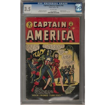 Captain America Comics #65 CGC 3.5 (OW) *1301368002*