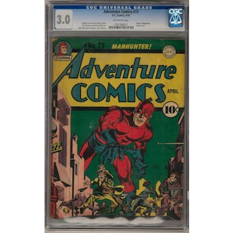 Adventure Comics #73 CGC 3.0 (OW) *1301368011*