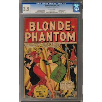 Blonde Phantom #16 CGC 3.5 (OW) *1301370002*