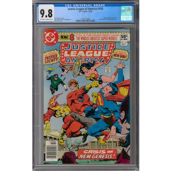 Justice League of America #183 CGC 9.8 (OW-W) *1301377009*