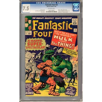 Fantastic Four #25 CGC 7.5 (OW) *1301379001*