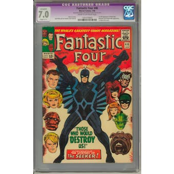 Fantastic Four #46 CGC 7.0 Apparent Slight (C-1) Restoration (C-OW) *1301379003*