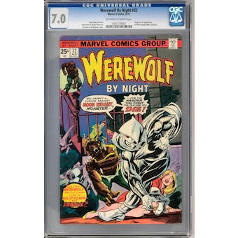 Werewolf By Night #32 CGC 7.0 (OW-W) *1301379007*