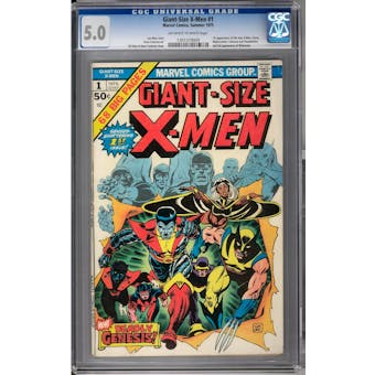 Giant-Size X-Men #1 CGC 5.0 (OW-W) *1301379009*