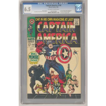 Captain America #100 CGC 6.5 (OW-W) *1301391006*