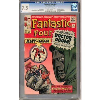 Fantastic Four #16 CGC 7.5 (OW-W) *1301393005*