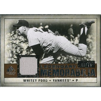 2008 Upper Deck SP Legendary Cuts Legendary Memorabilia Copper #WF Whitey Ford /75
