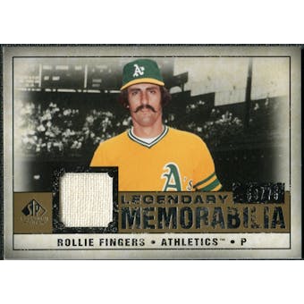 2008 Upper Deck SP Legendary Cuts Legendary Memorabilia #RF Rollie Fingers /75