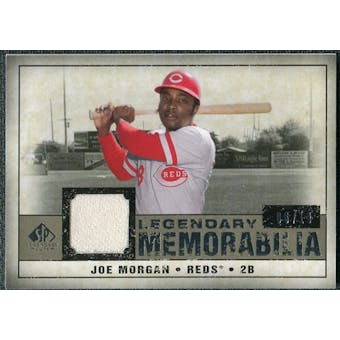 2008 Upper Deck SP Legendary Cuts Legendary Memorabilia Taupe #JM Joe Morgan /10