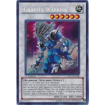 Yu-Gi-Oh Limited Edition Tin Single Gravity Warrior Secret Rare