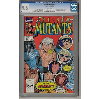 New Mutants #87 CGC 9.6 (W) *1304553001*