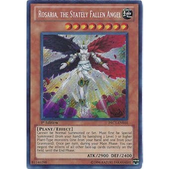 Yu-Gi-Oh Limited Edition Tin Single Rosaria, the Stately Fallen Angel Secret 3x Lot