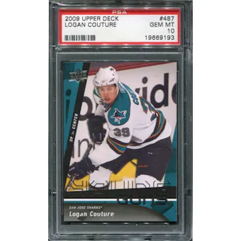 2009/10 Upper Deck #487 Logan Couture RC PSA 10 Gem Mint