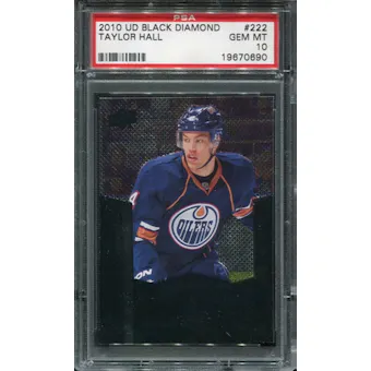2010/11 Upper Deck Black Diamond #222 Taylor Hall RC PSA 10 Gem Mint 1/1