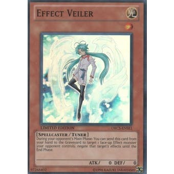 Yu-Gi-Oh Order of Chaos Single Effect Veiler Super Rare - NEAR MINT (NM)