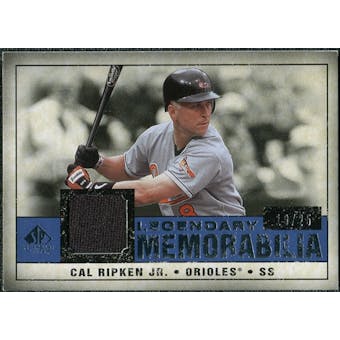 2008 Upper Deck SP Legendary Cuts Legendary Memorabilia Dark Blue #CR2 Cal Ripken Jr. /25