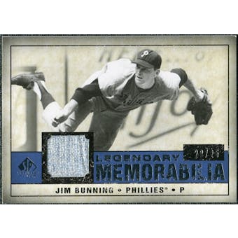 2008 Upper Deck SP Legendary Cuts Legendary Memorabilia Dark Blue #JB Jim Bunning /25