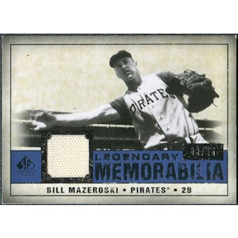 2008 Upper Deck SP Legendary Cuts Legendary Memorabilia Dark Blue #BM Bill Mazeroski /25